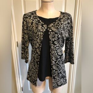 3/$40 Maccine Cardigan with attached top
